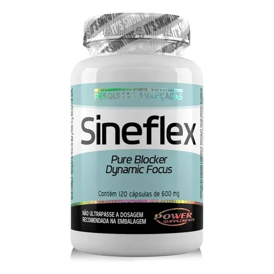Sineflex 120 Cápsulas - Bloqueador De Gordura + Termogênico - Power Supplements