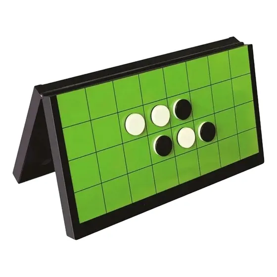 Reversi Chess - Tablero De Ajedrez En Y Negro, 64 Piezas De