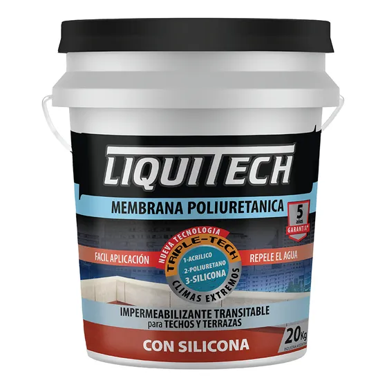 Membrana Poliuretánica C/silicona Liquitech 5k