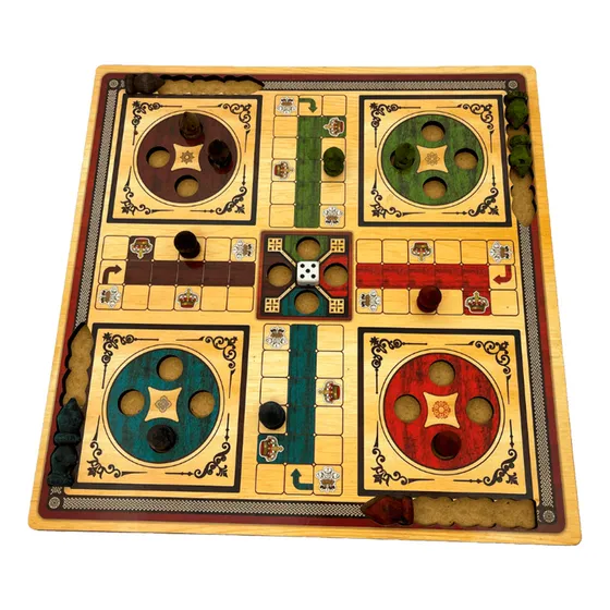 Brinquedo Pedagógico Educativo Ludo Clássico Real Jogo Mesa