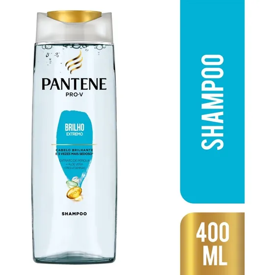 Shampoo Pro-v Brilho Extremo Frasco 400ml Pantene