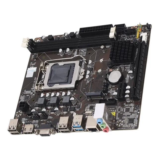 Placa Base De Escritorio H61 Ddr3 Para Lga 1155 Pines Dual