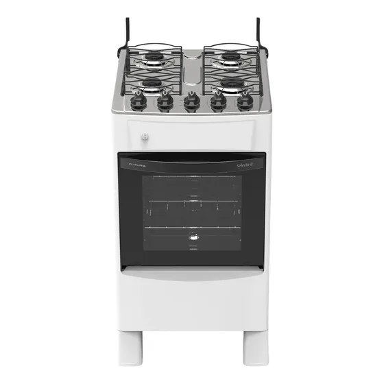 Cocina A Supergas Futura Selecta Blanca Color Blanco