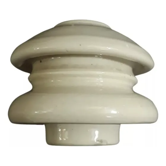 Aislador De Porcelana Doble Campana Chico