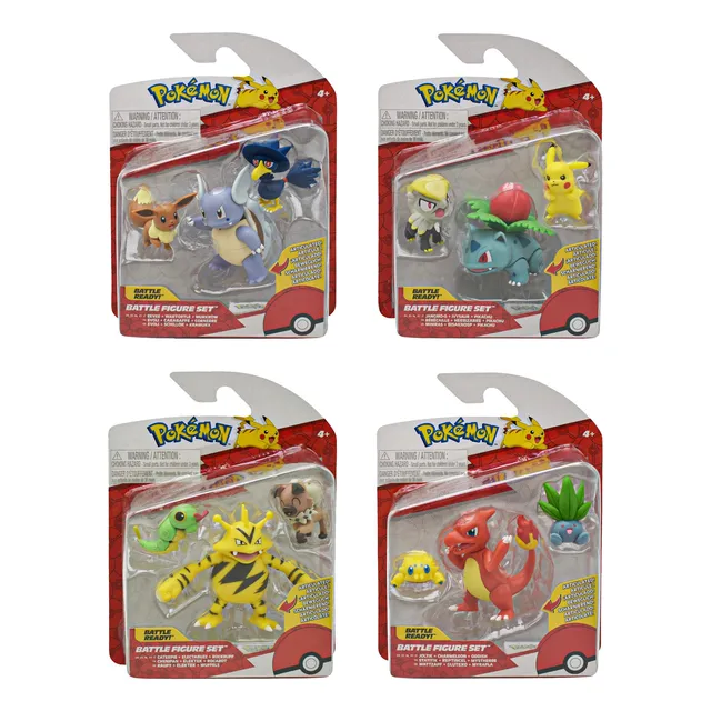 Pokemon Battle Figure Set Pack 12 Figuras Jazwares