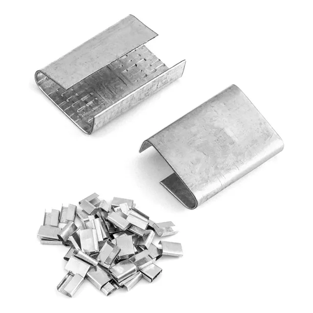 Selo Grampo De Aço 16mm 1000 Unidades - Fita Pet Arquear