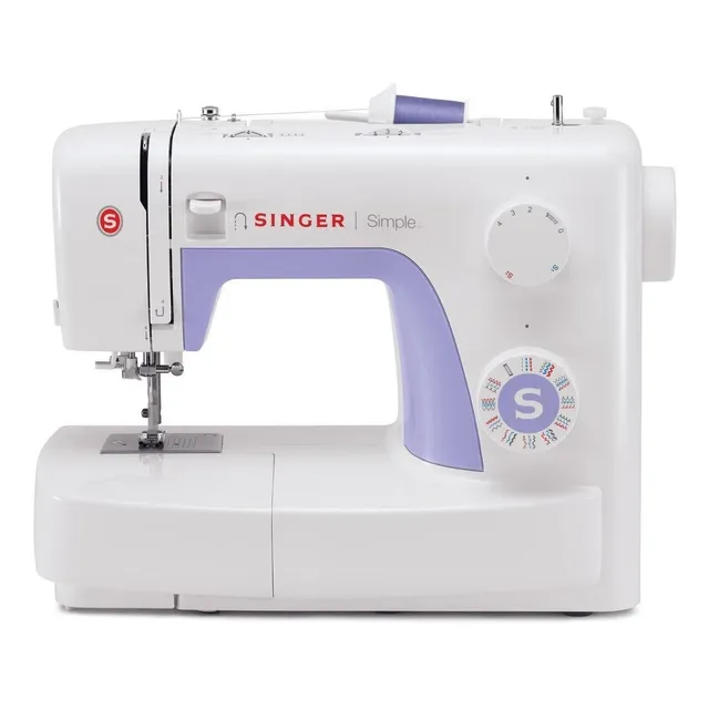 Máquina de coser recta Singer Simple 3232 portable color blanco/violeta