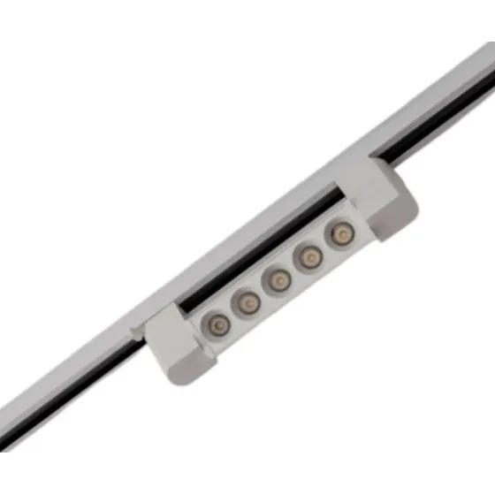 Reflector Lineal Led Para Riel O Carril Luz Cálida 18w