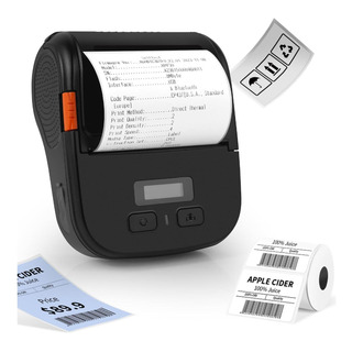 Rongta Bluetooth Label Maker Machine Con Cinta Adhesiva, Sin Rongta Bluetooth Label Maker Machine Con Cinta Adhesiva, Sin