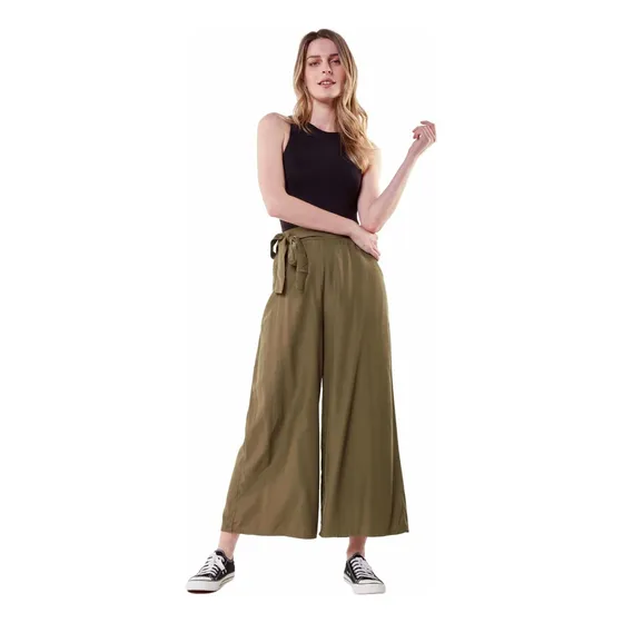 Pantalón Greta Midi Ii Verde