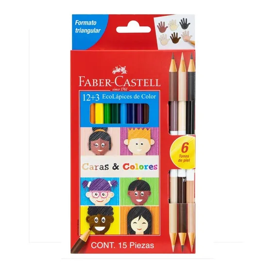 Lapiz Faber Castell X 12 Lapices Colores Largos