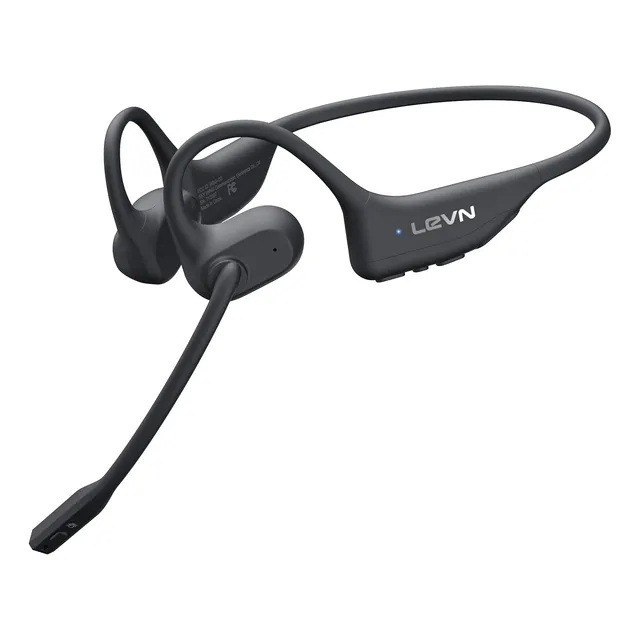 Audífonos De Oído Abierto Levn Con Micrófono, Auriculares