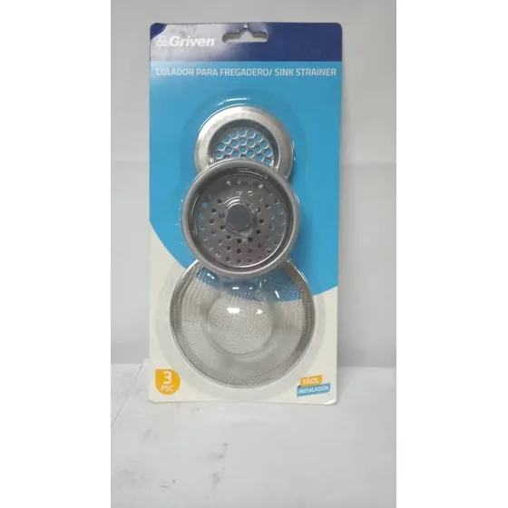 Colador Para Fregadero 3 Piezas Griven