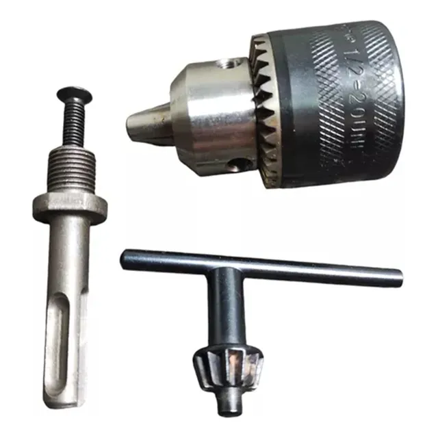Mandril De 1/2  13mm Con Llave Mas Adaptador Sds Plus Ptk