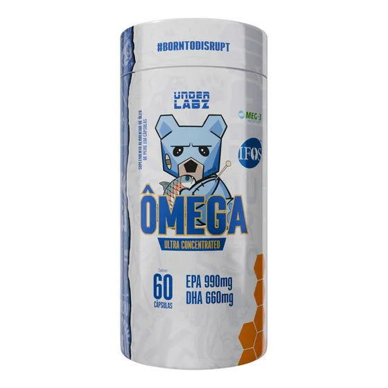 Ômega 3 Epa 990mg Dha 660mg Ifos Meg-3 Under Labz 60 Cáps Sabor Neutro 60 Cápsulas