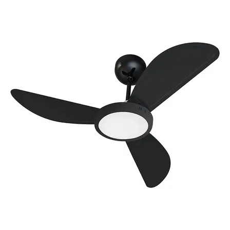 Ventilador De Teto Ventimais Firenze Led Econômico 96 Cm 50/60hz Preto Preto Abs 3 220v