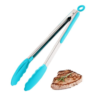 Pinzas Tenaza Utensilio Cocina Silicon Acero Inoxidable 27cm Pinzas Tenaza Utensilio Cocina Silicon Acero Inoxidable 27cm