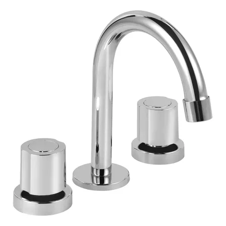 Grifería Para Baño Completo Hydros Lavatorio Cromado - 344111 - De mesa lavamanos Canilla Viva Nova Cromo