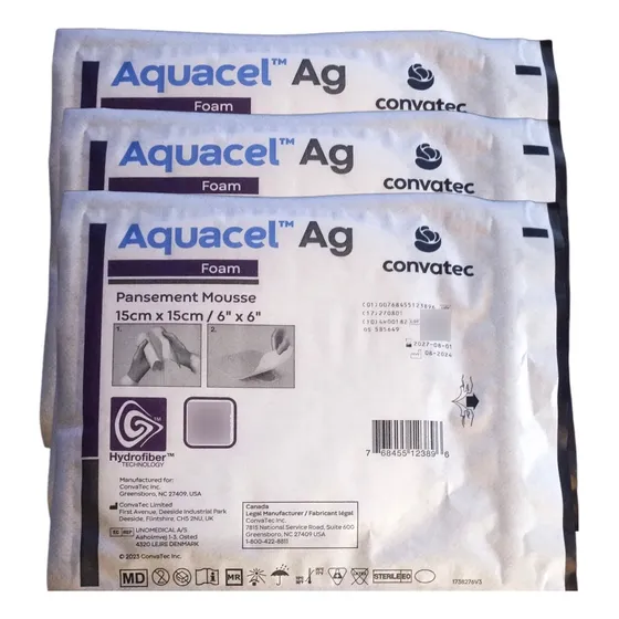 3 Aquacel Ag Foam 15x15