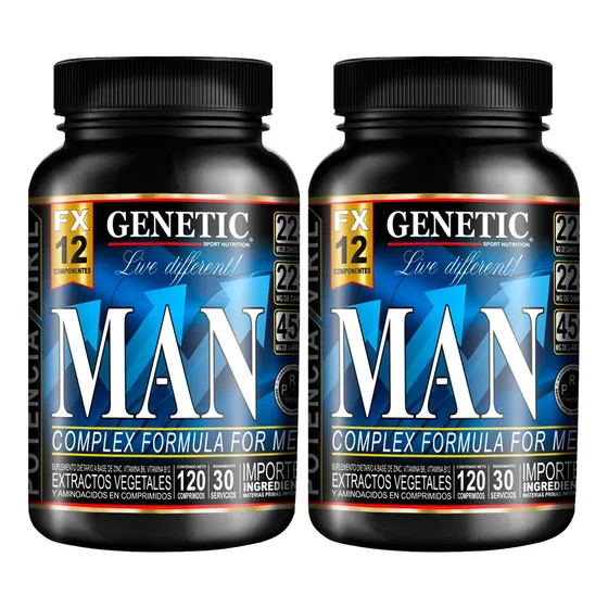 Eleva Testo Súper Potenciador Sexual Mayor Vigor Man Genetic