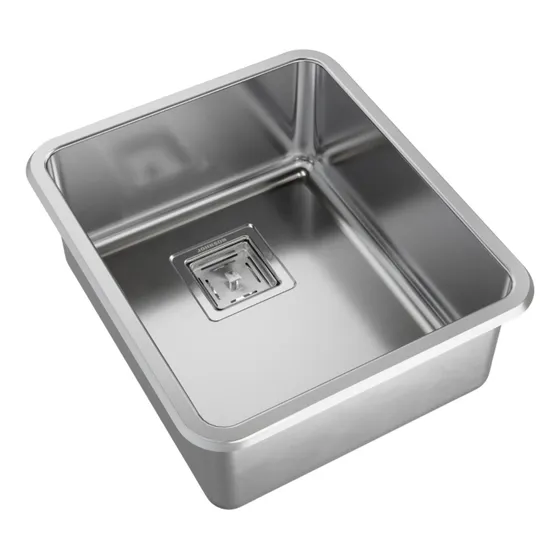 Pileta De Cocina Johnson Simple Acero 304 Quadra Q40