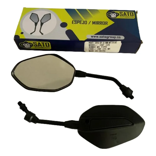 Espejo Cbf 125 Rombo Mn Tipo Evo - Marca Sato (cbf 125 Mn)