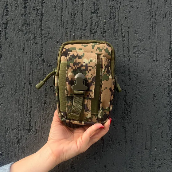 Bolso Pequeño Tactico Para Cinturon Cintura Tipo Molle Orrea