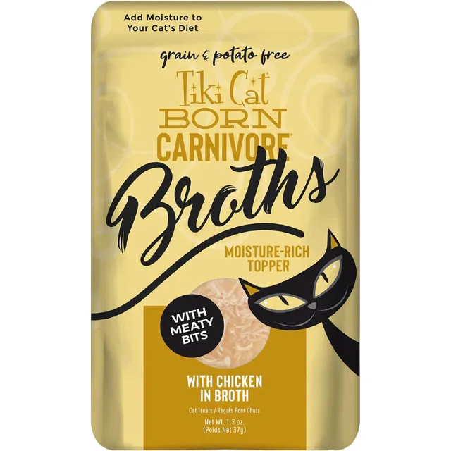 Tiki Cat Broth Pollo Caldo 37gr