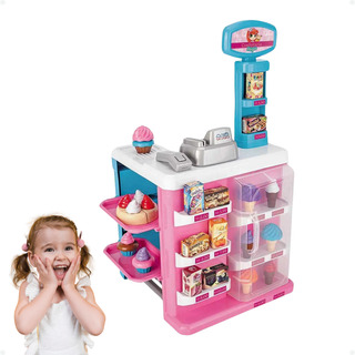 Mercadinho Infantil Confeitaria MĂĄgica Meninas Com Som E Luz Cor Rosa Mercadinho Infantil Confeitaria MĂĄgica Meninas Com Som E Luz Cor Rosa