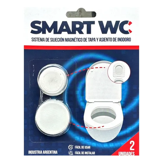 Smart Wc® Sistema De Sujeción Magnético Para Tapa De Inodoro