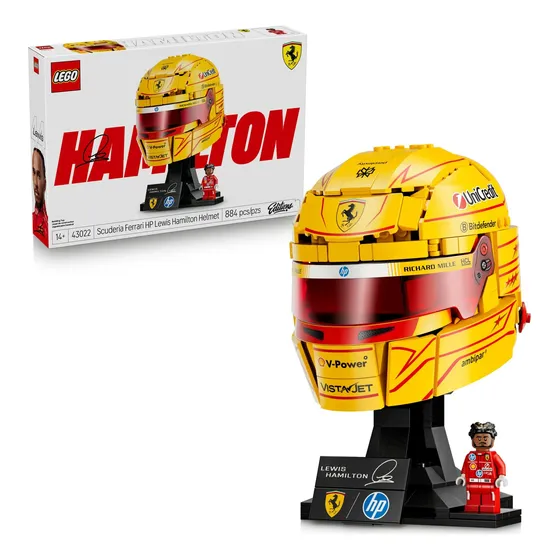 Ediciones Lego Scuderia Ferrari Hp Lewis Hamilton Casco 4302