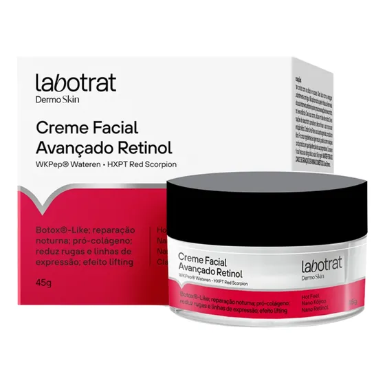 Creme Facial Avançado Retinol Dermo Skin Clarea Labotrat 45g