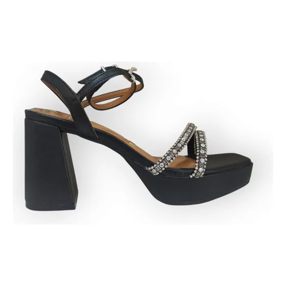 Sandalias Fiesta Taco 8 Cms Stras Vizzano Tipcalzado 6472