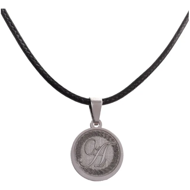 Cadena Collar Cordón Con Inicial + Personalizado