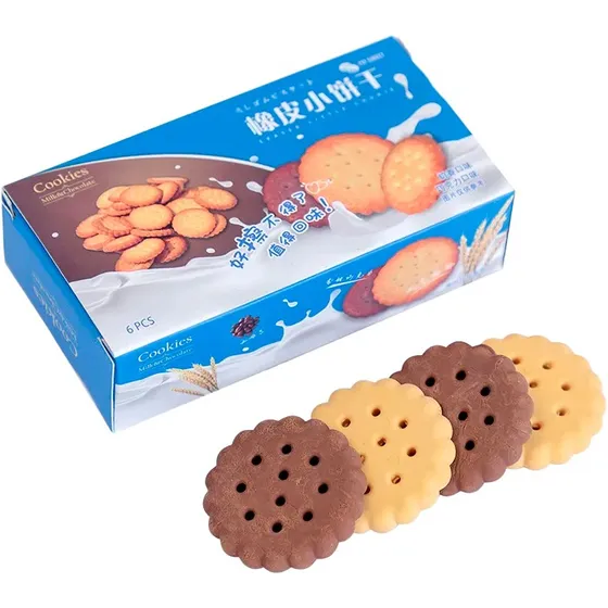 Pack Gomas Kawai Borrar Suave Forma Comida Utiles Escolar