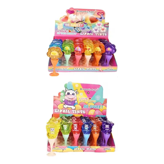Brillo Labial Jy8046 Cajita X24 Unidades Para Niñas