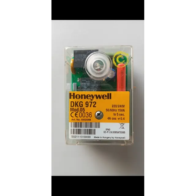 Control De Quemadores A Gas Honeywell Dkg 972