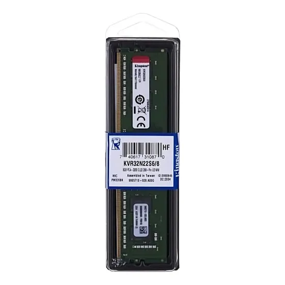Memoria RAM ValueRAM color verde 8GB 1 Kingston KVR32N22S6/8