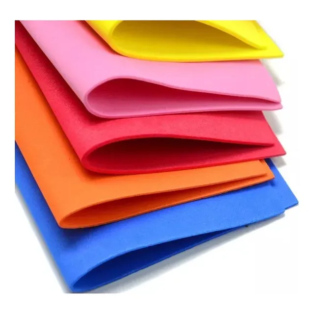 Goma Eva Plancha 50x40 Cm Colores Fuertes 2 Mm Espesor