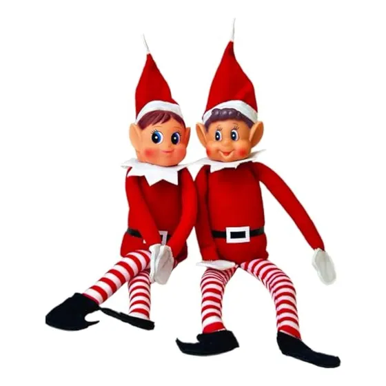 Elfie (niño) Y Elvie (niña) Set Divertido Y Juguetón