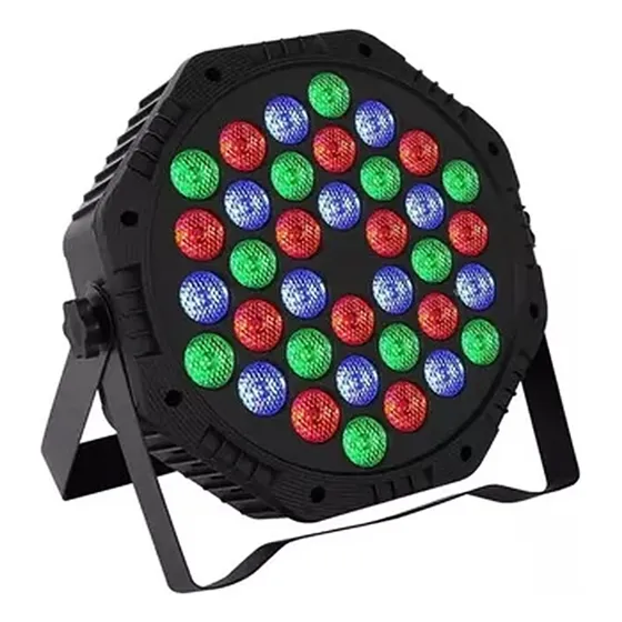 Foco Tacho Luces Rgb Fiesta Escenario Modos Varios 36 Led