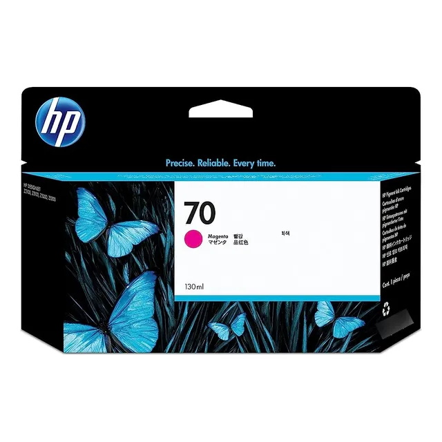 Toner Hp 70 C9453a Color Magenta Con 130ml 1 Pieza