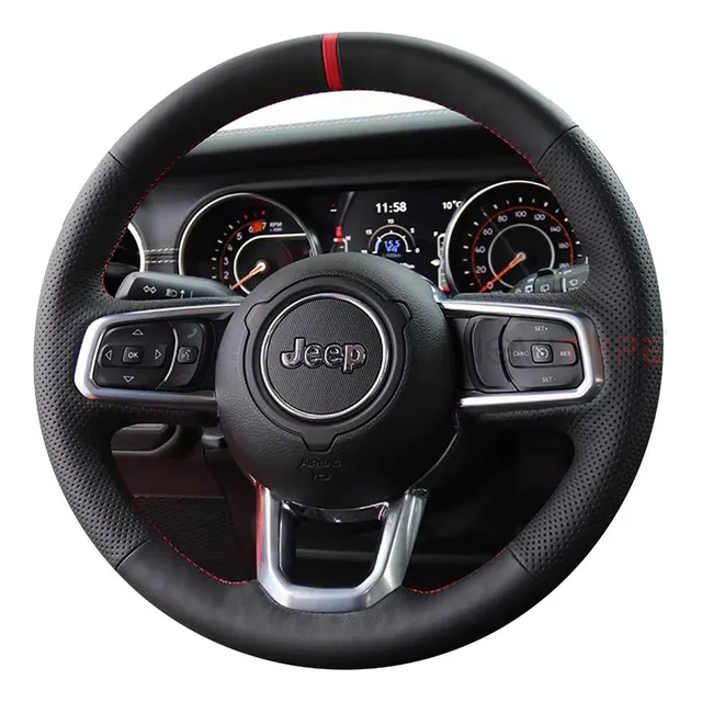 Funda Cubre Volante Jeep Wrangler Gladiator 2019-2024 Piel