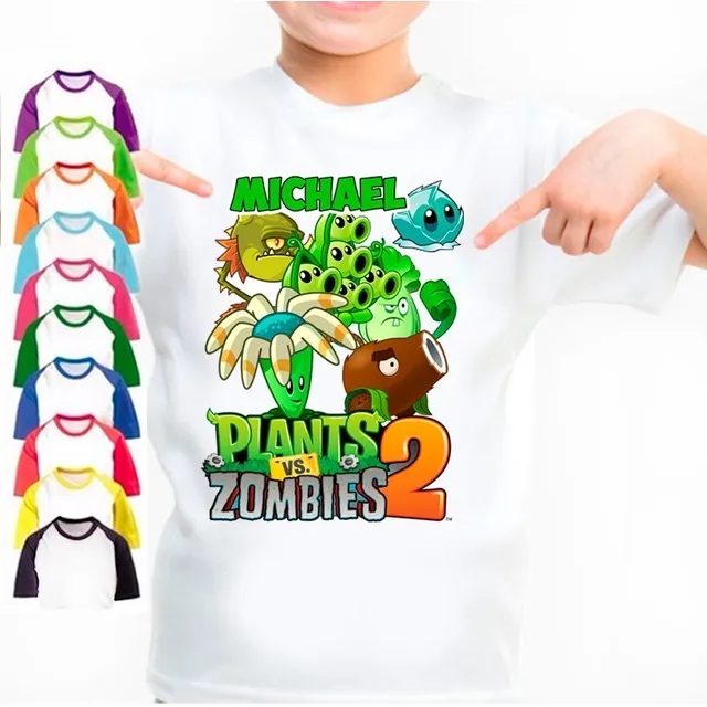 Franela Plantas Vs Zombies Plantas Contra Zombis