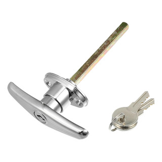 Kit Cerradura Universal Con Manija T Para Puerta De Garaje Y Kit Cerradura Universal Con Manija T Para Puerta De Garaje Y