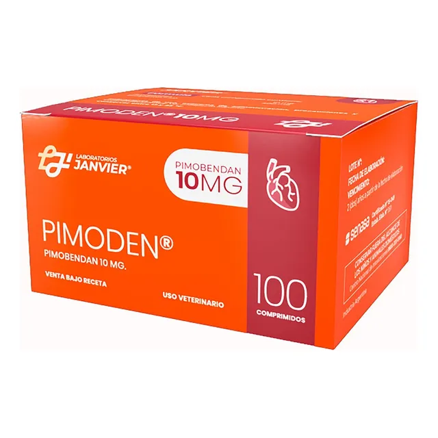 Pimoden Pimobendan 100 Pastillas 10 Mg