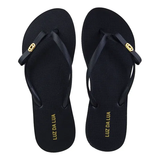 Chinelo Feminino Luz Da Lua Preto - 60580006