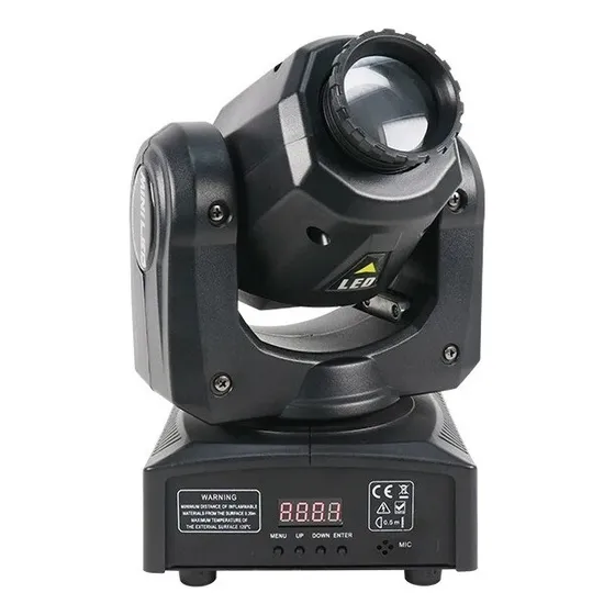 Foco Proyector Movil Led Rgb Dmx Audio Ritmico Luces Disco