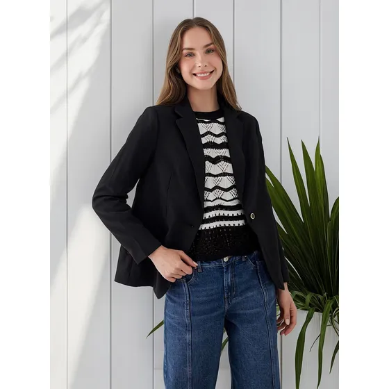 Blazer Esprit 422f201 Negro Puro