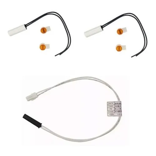 2 Sensor 2,7k 1 Fusível Geladeira Brastemp Frost Free Bre50